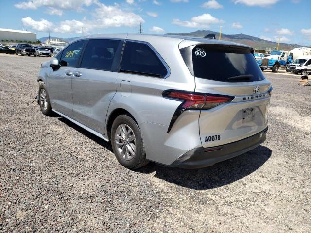 2021 TOYOTA SIENNA XLE VIN: 5TDYRKEC8MS059114