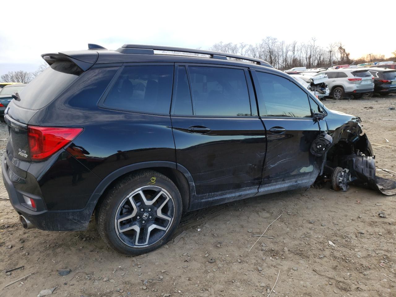 2022 HONDA PASSPORT ELITE VIN:5FNYF8H08NB014788