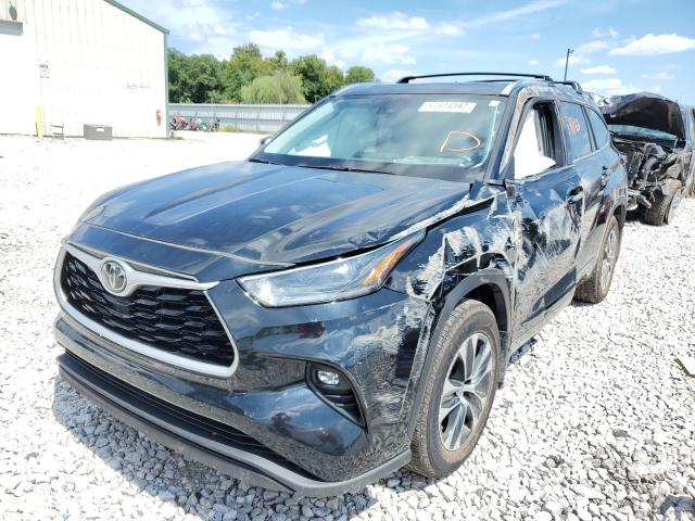 2021 TOYOTA HIGHLANDER XLE VIN: 5TDHZRBH6MS098194