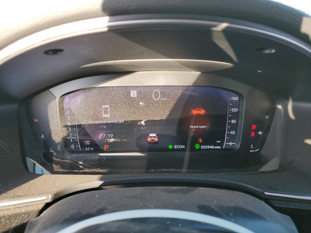 2022 HONDA CIVIC TOURING VIN:2HGFE1F90NH318244