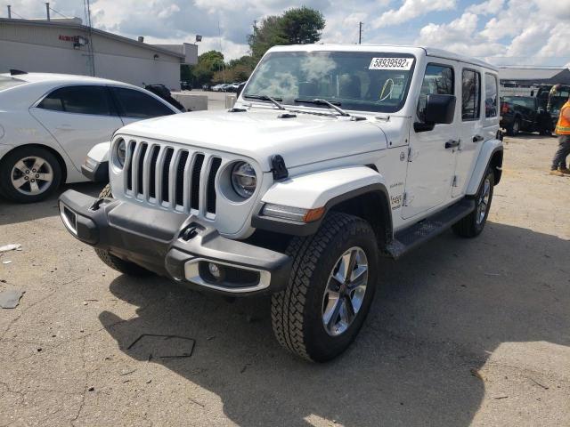 2021 JEEP WRANGLER UNLIMITED SAHARA VIN: 1C4HJXEN7MW510149