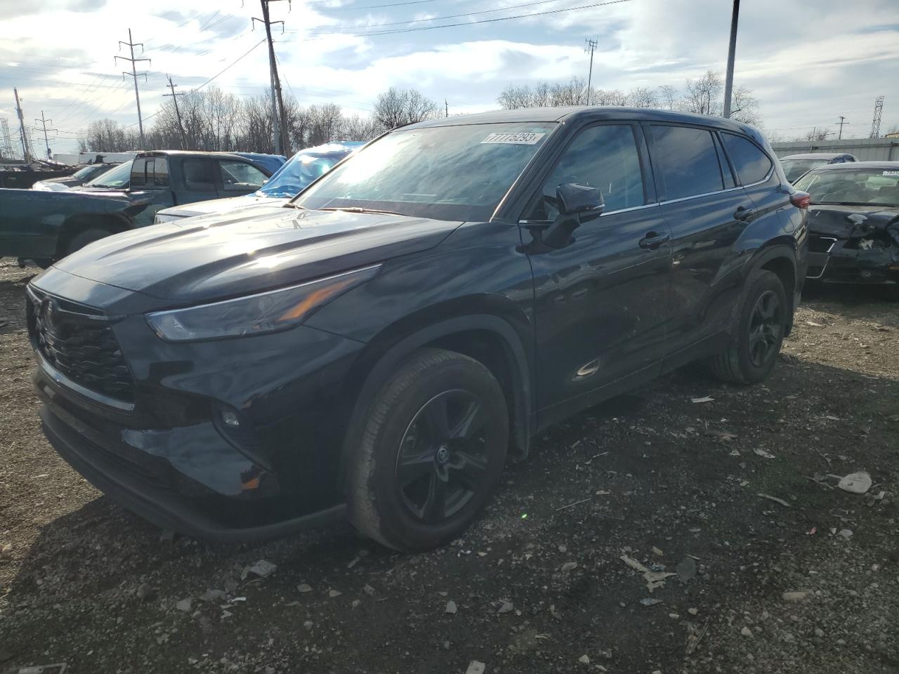 2022 TOYOTA HIGHLANDER L VIN:5TDBZRBH1NS576156