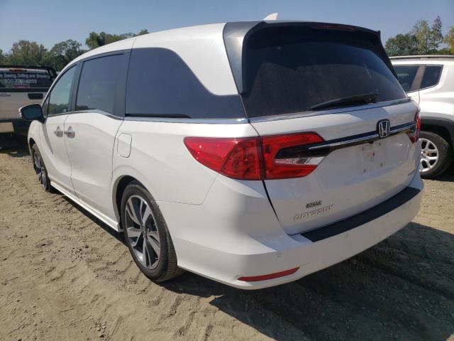 2021 HONDA ODYSSEY TOURING VIN: 5FNRL6H83MB009438