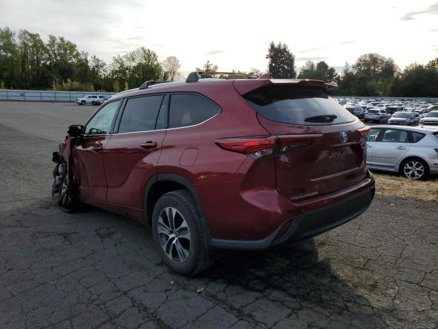 2021 TOYOTA HIGHLANDER XLE VIN: 5TDGZRBHXMS088618