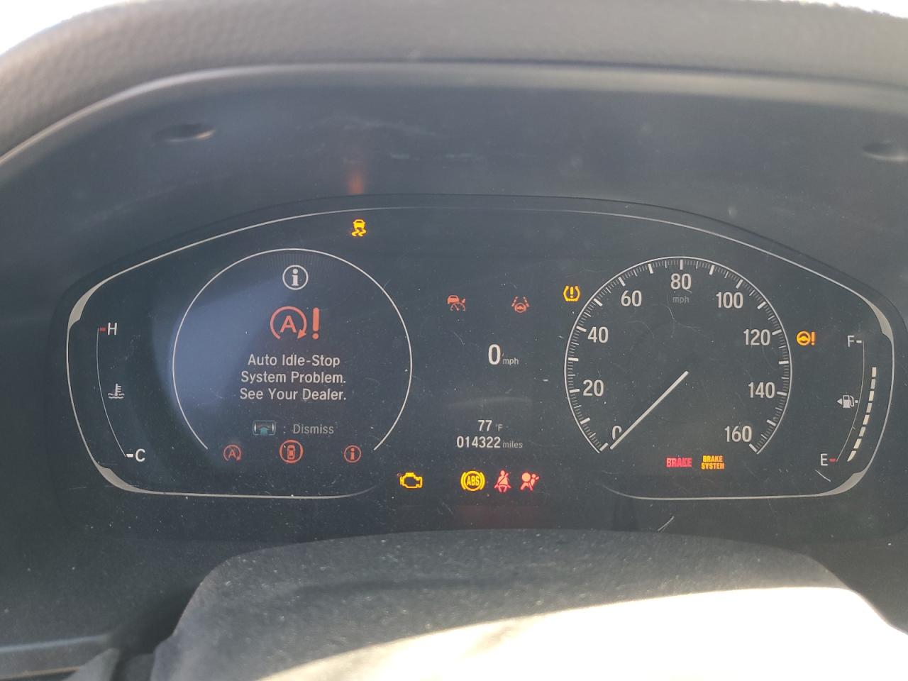 2022 HONDA ACCORD SPORT VIN:1HGCV1F31NA113836