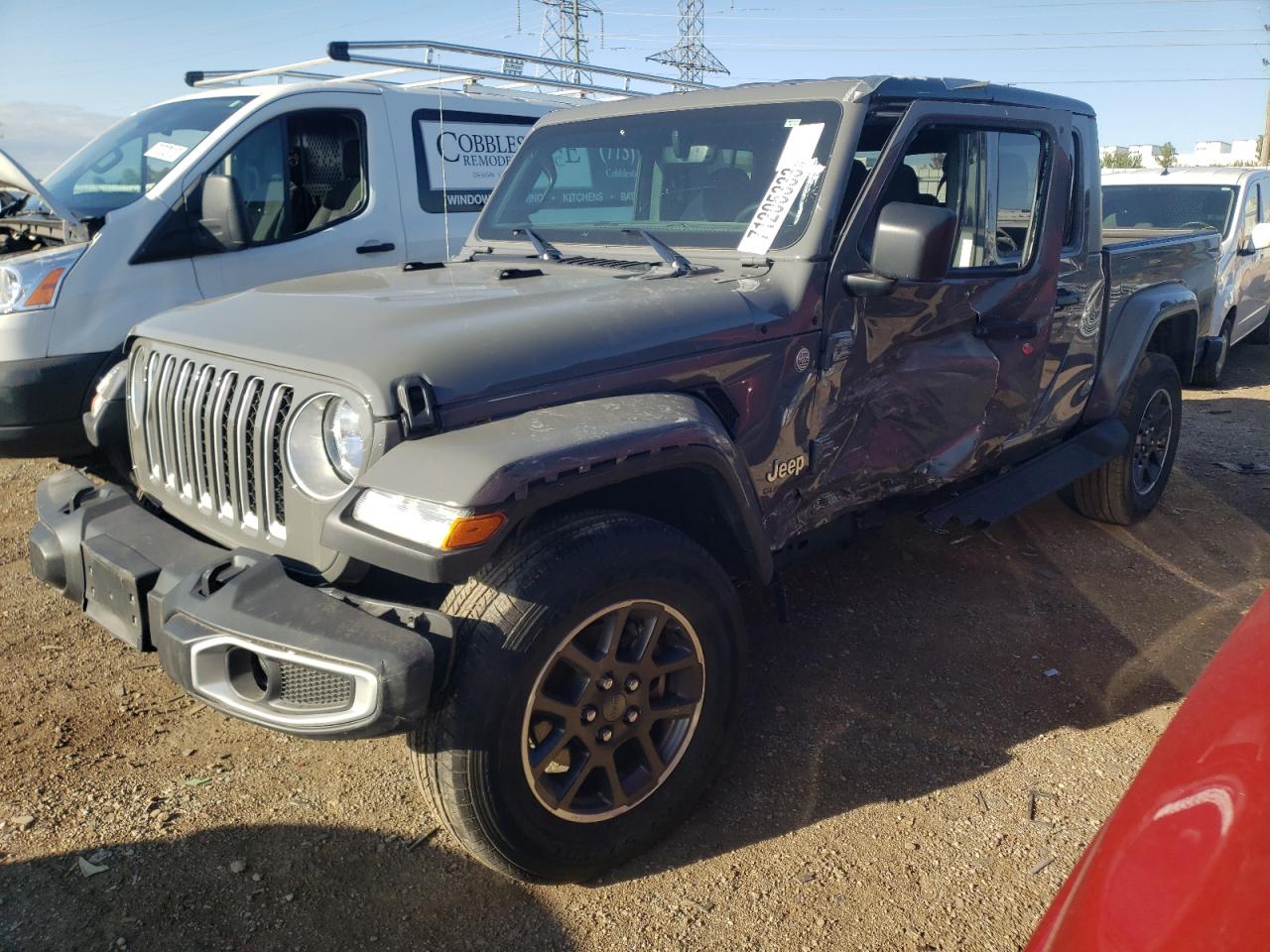 2022 JEEP GLADIATOR OVERLAND VIN:1C6HJTFGXNL177903