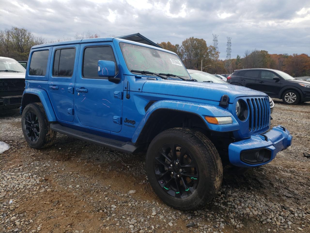 2022 JEEP WRANGLER UNLIMITED SAHARA VIN:1C4HJXENXNW116050