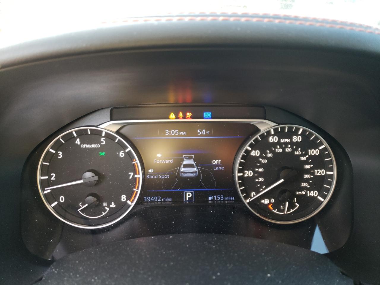 2022 NISSAN ALTIMA SR VIN:1N4BL4CW3NN384069