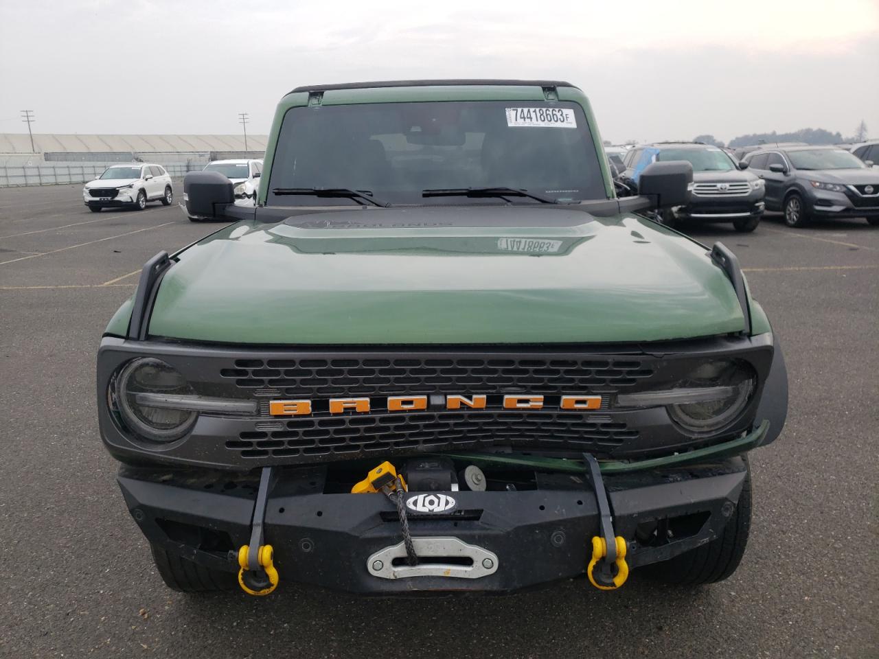 2022 FORD BRONCO BASE VIN:1FMEE5DH8NLB13796