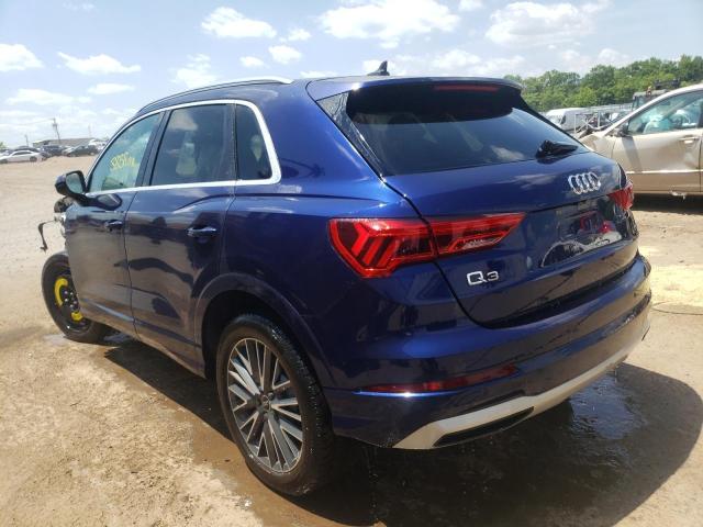 2021 AUDI Q3 PREMIUM VIN: WA1AUCF39M1104654