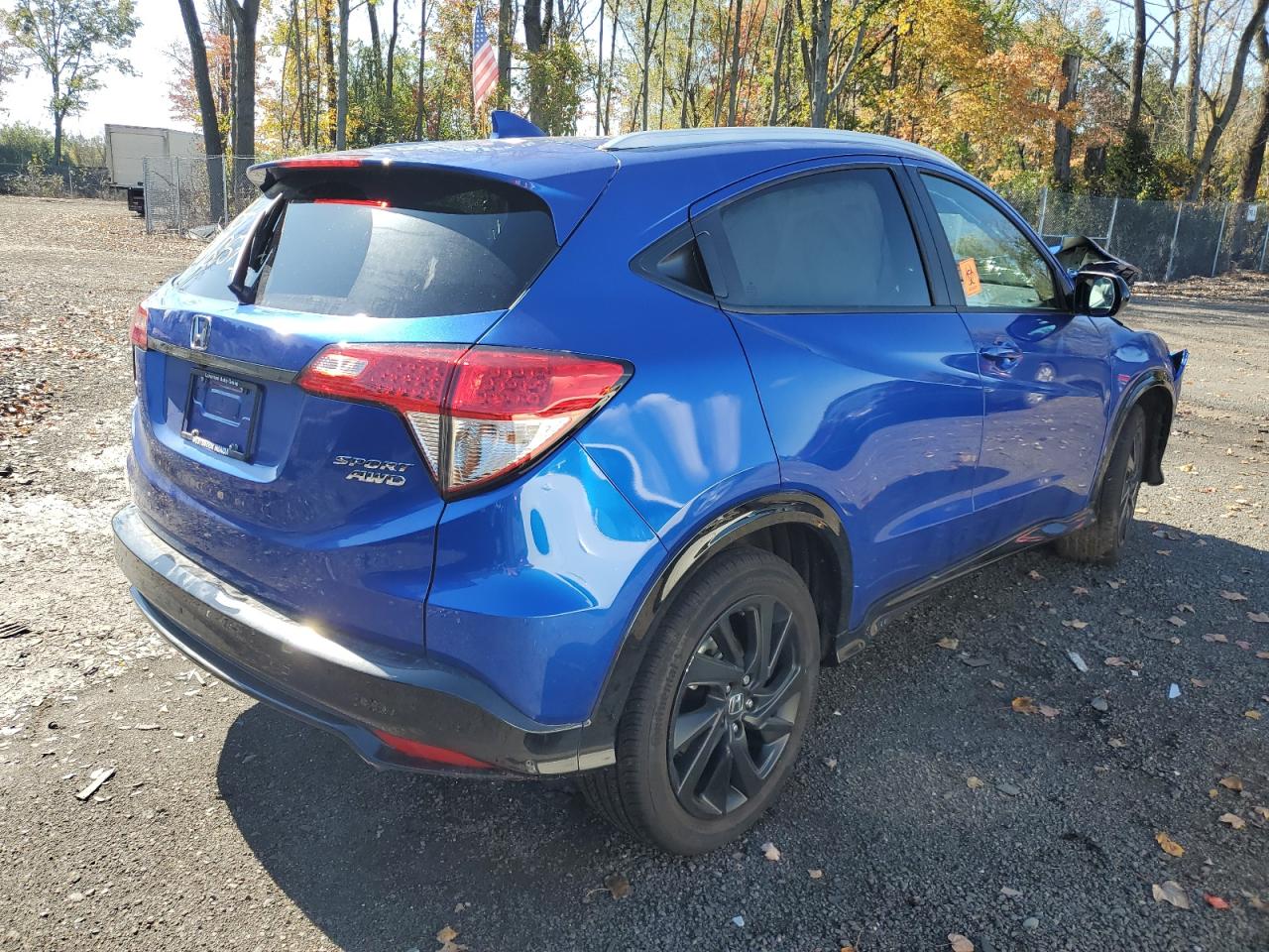 2022 HONDA HR-V SPORT VIN:3CZRU6H12NM760229