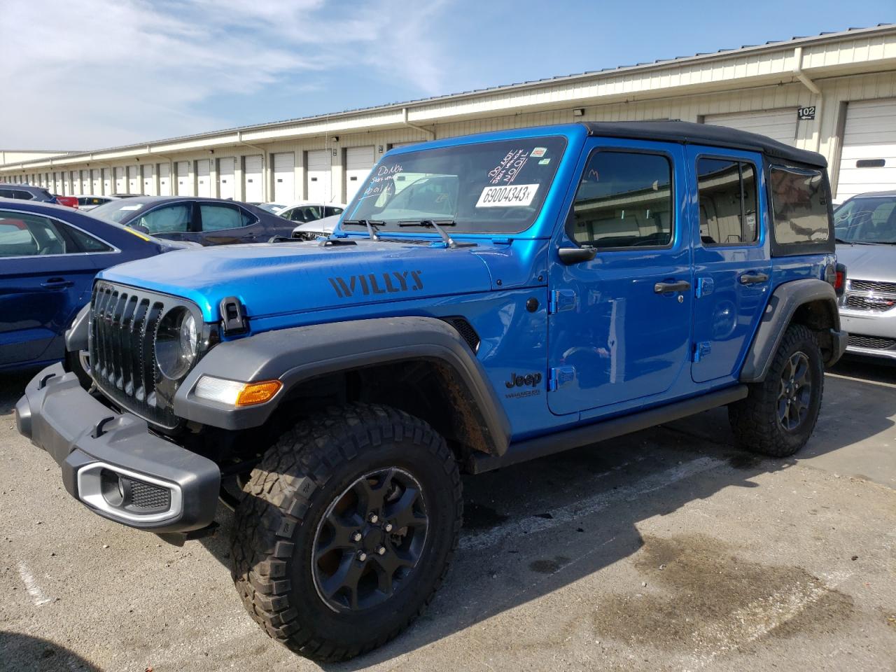 2022 JEEP WRANGLER UNLIMITED SPORT VIN:1C4HJXDM7NW273172