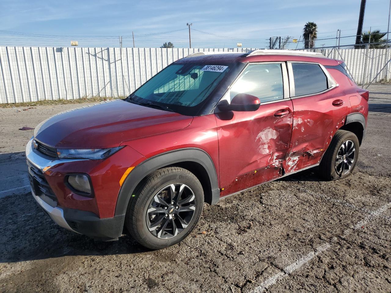 2022 CHEVROLET TRAILBLAZER LT VIN:KL79MPS23NB146338