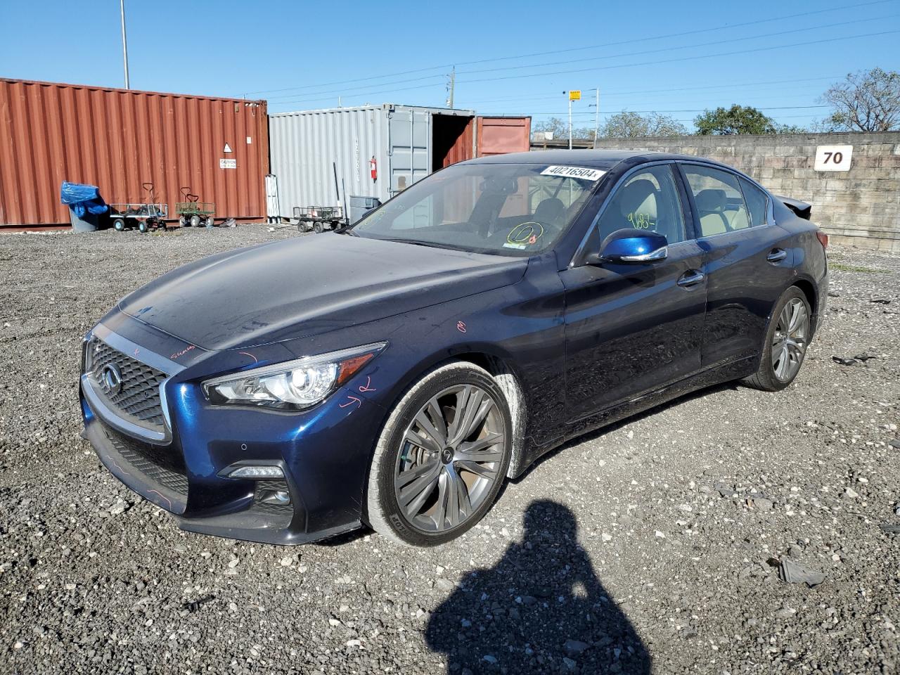 2022 INFINITI Q50 SENSORY VIN:JN1EV7CP4NM312057