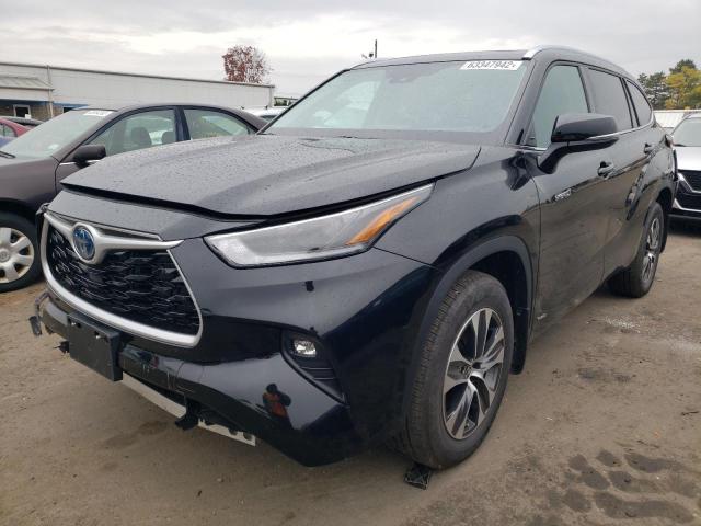 2021 TOYOTA HIGHLANDER HYBRID XLE VIN: 5TDGBRCH9MS536446