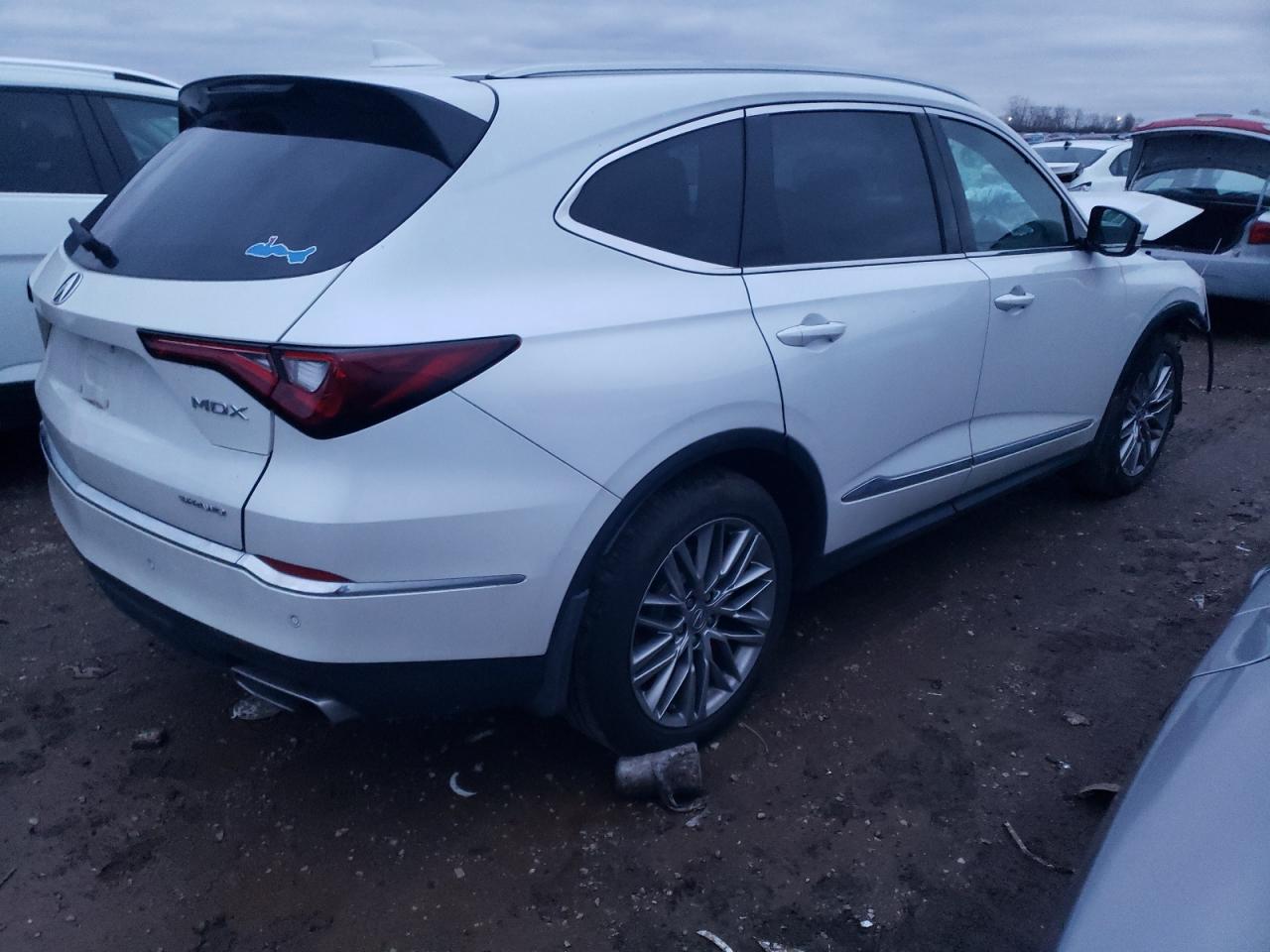 2022 ACURA MDX ADVANCE VIN:5J8YE1H89NL041318