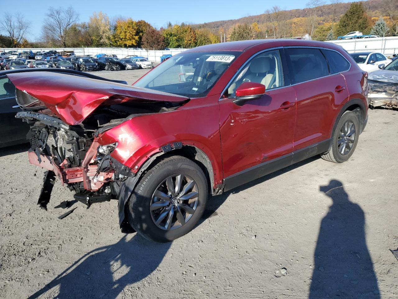 2022 MAZDA CX-9 TOURING VIN:JM3TCBCY3N0607736