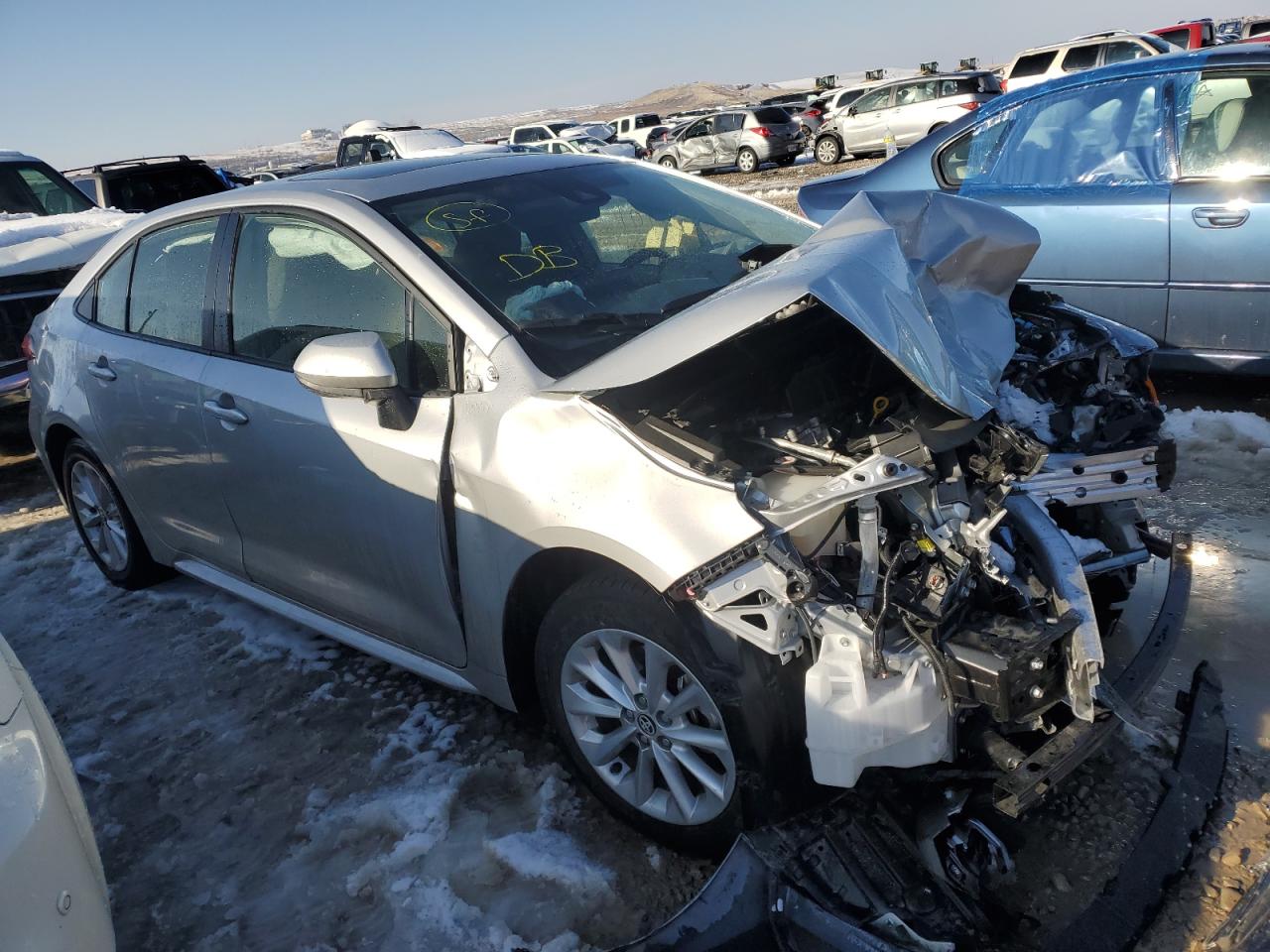 2022 TOYOTA COROLLA LE VIN:JTDHPMAE1NJ215050