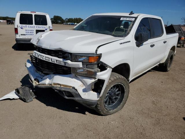 2021 CHEVROLET SILVERADO K1500 CUSTOM VIN: 3GCUYBEF0MG135421