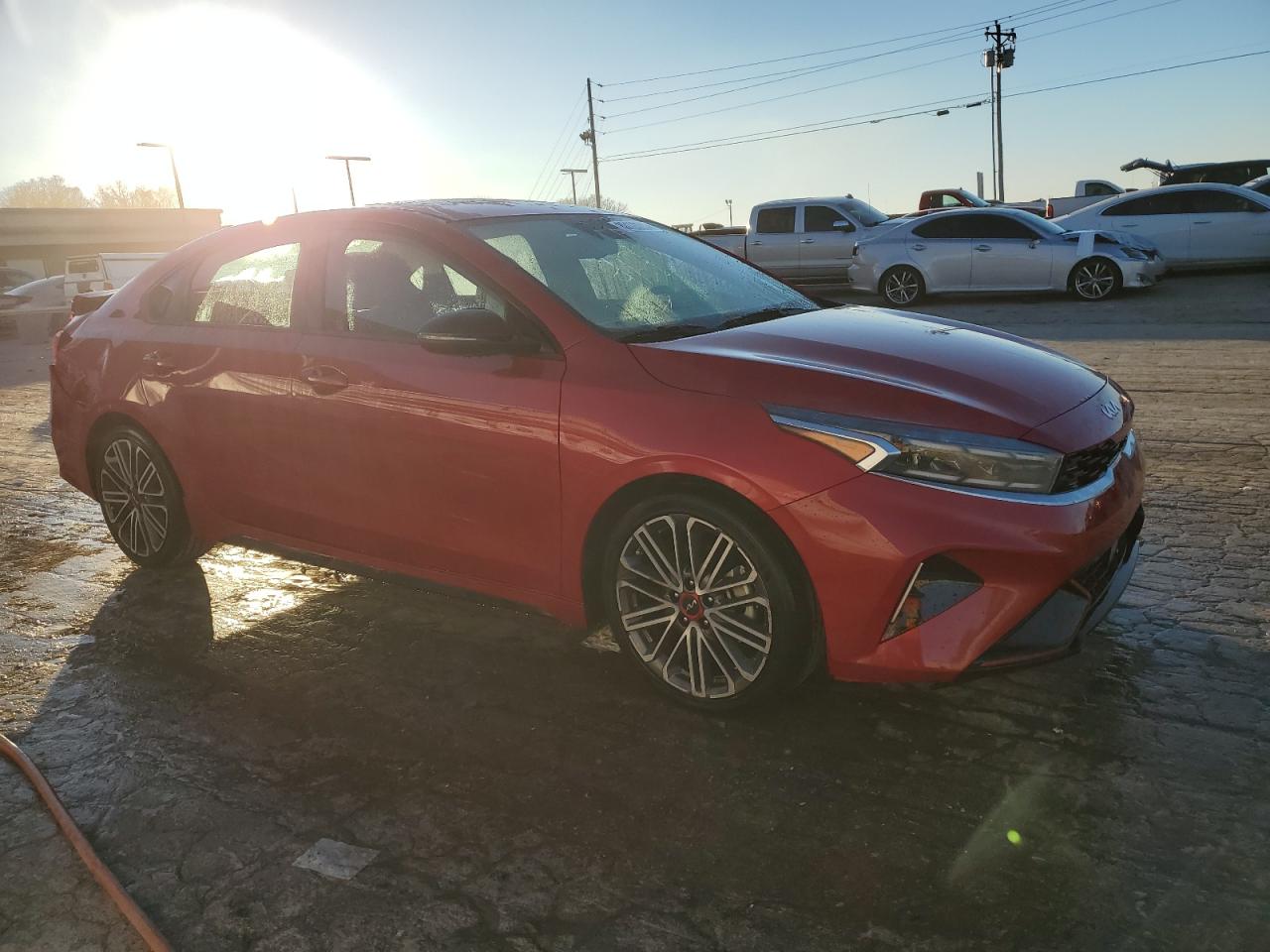 2022 KIA FORTE GT VIN:3KPF44ACXNE424749