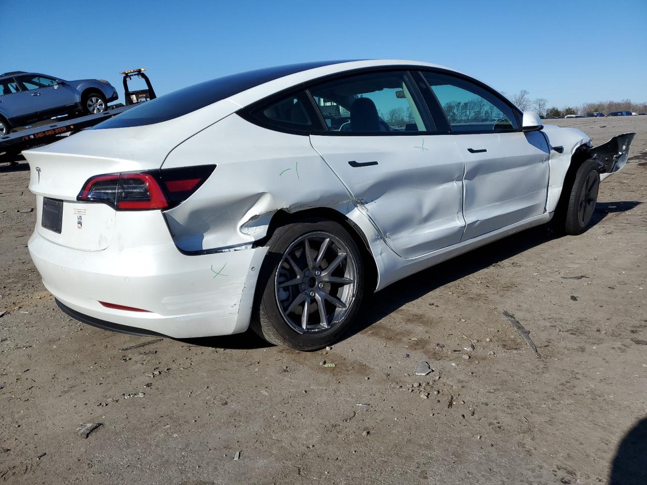 2022 TESLA MODEL 3  VIN:5YJ3E1EA1NF115009