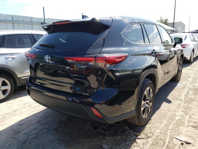 2021 TOYOTA HIGHLANDER XLE VIN: 5TDGZRAH7MS080042