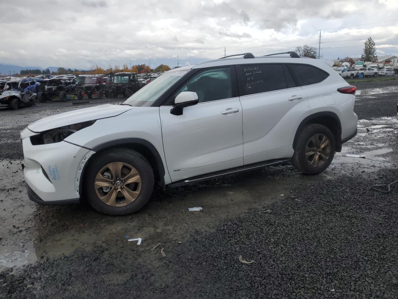 2023 TOYOTA HIGHLANDER HYBRID BRONZE EDITION VIN:5TDABRCHXPS579896