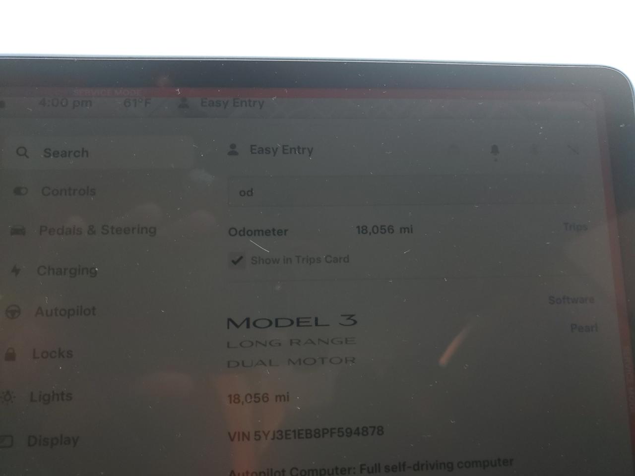 2023 TESLA MODEL 3  VIN:5YJ3E1EB8PF594878