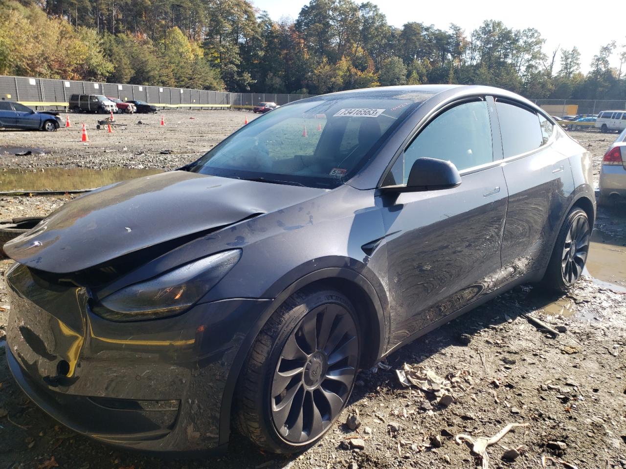 2022 TESLA MODEL Y  VIN:7SAYGDEF7NF442059