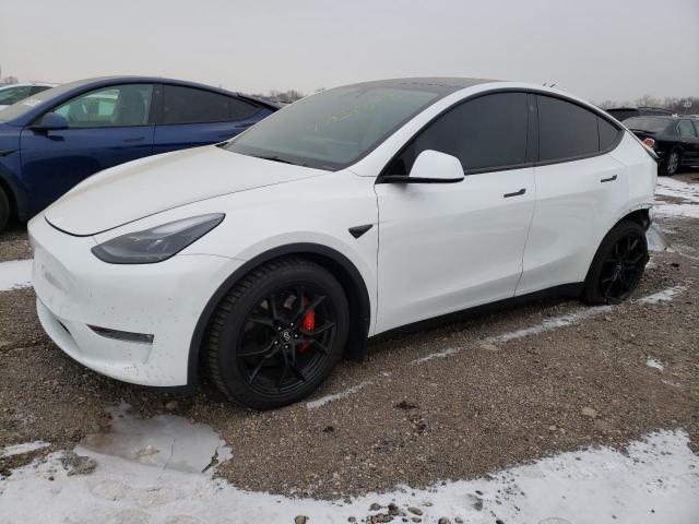 2021 TESLA MODEL Y VIN: 5YJYGDEF1MF182754