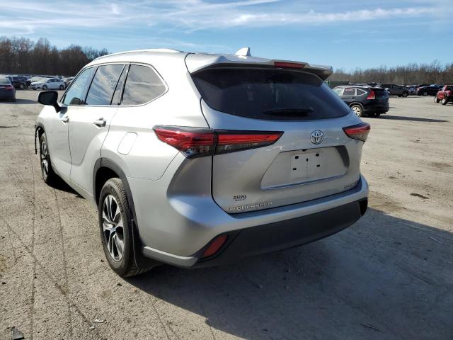 2021 TOYOTA HIGHLANDER XLE VIN: 5TDGZRBH5MS538689