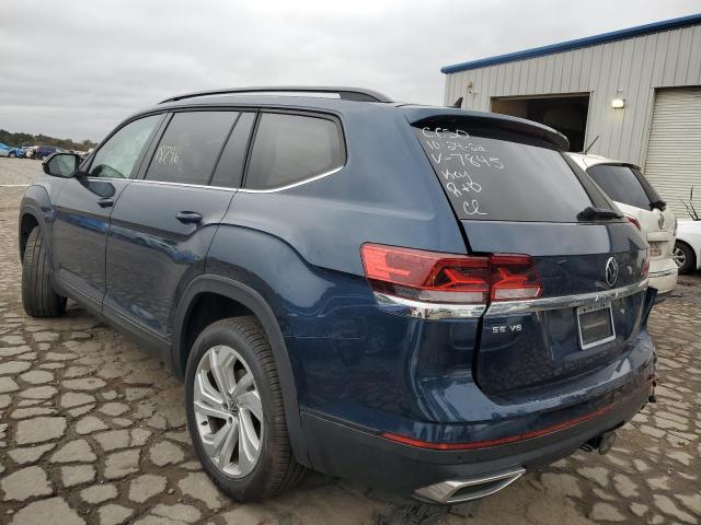 2021 VOLKSWAGEN ATLAS SE VIN: 1V2JR2CA0MC517845