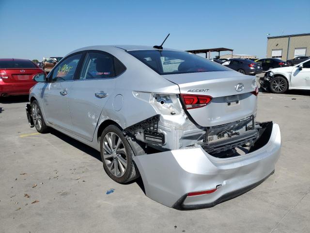 2021 HYUNDAI ACCENT LIMITED VIN: 3KPC34A62ME128753