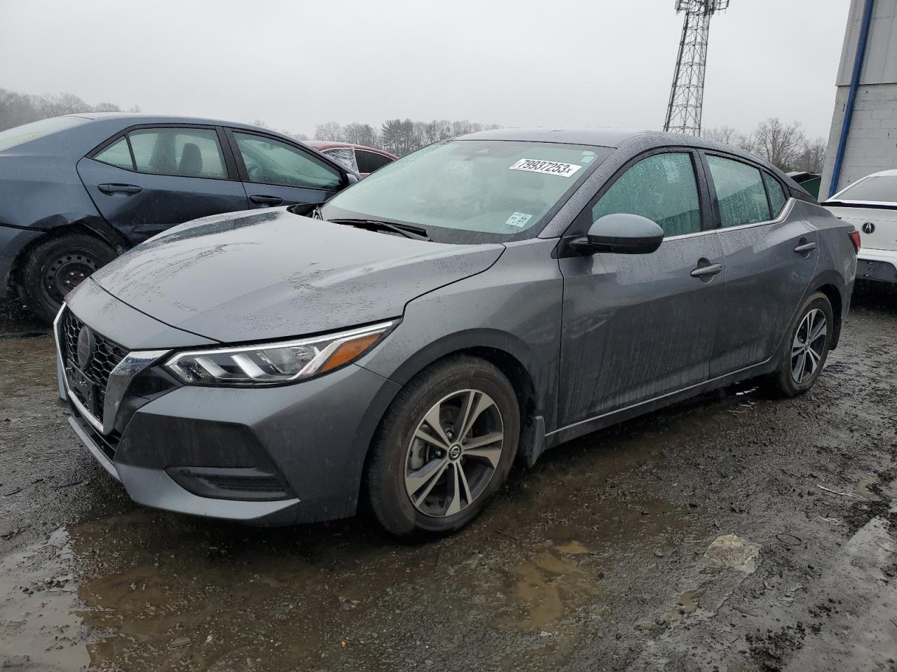 2022 NISSAN SENTRA SV VIN:3N1AB8CV4NY300211