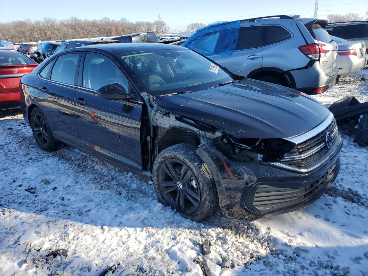 2022 VOLKSWAGEN JETTA SE VIN:3VW7M7BU3NM020725