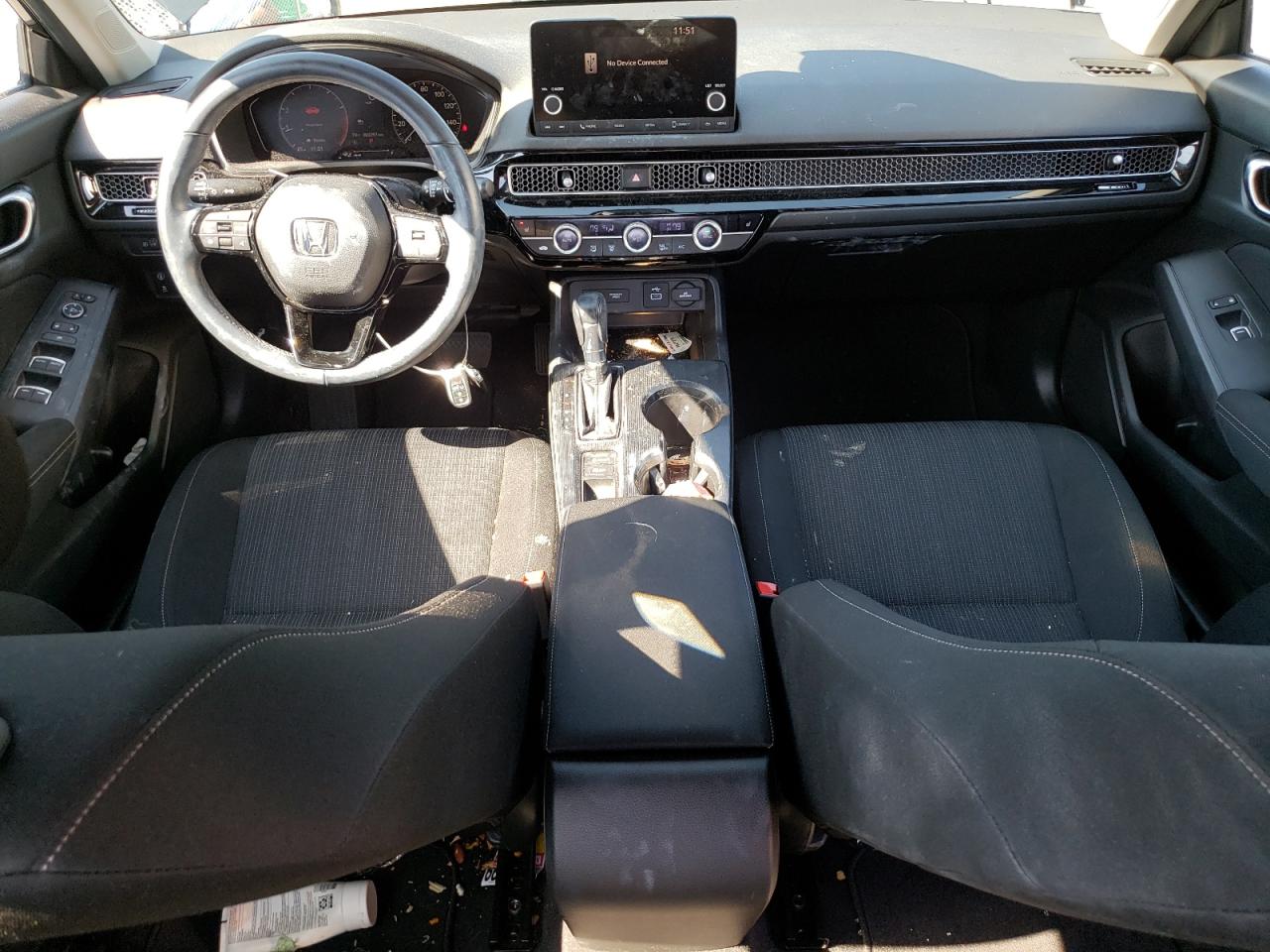 2022 HONDA CIVIC EX VIN:JHMFE1F79NX002042