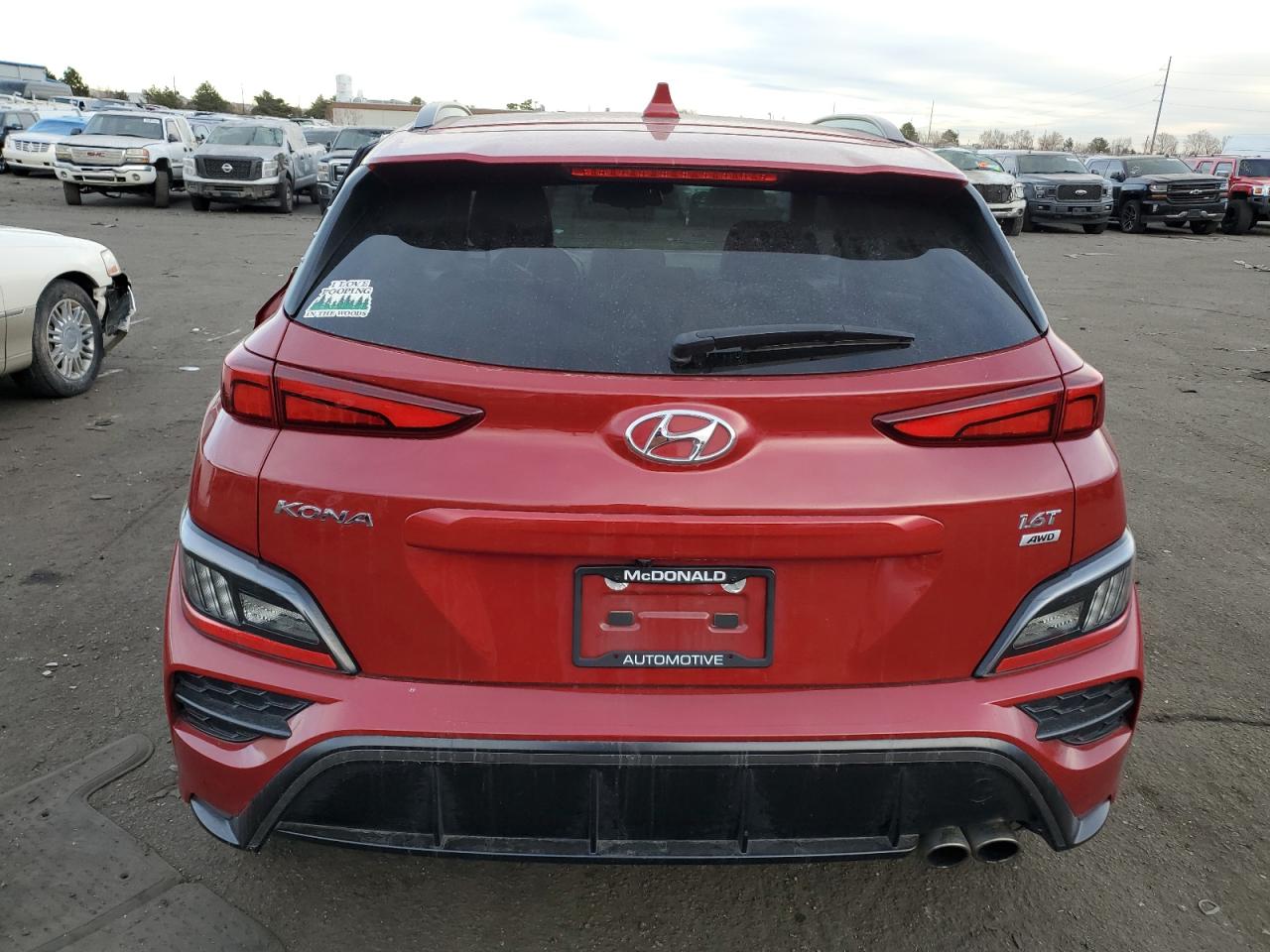 2022 HYUNDAI KONA N LINE VIN:KM8K3CA35NU908465