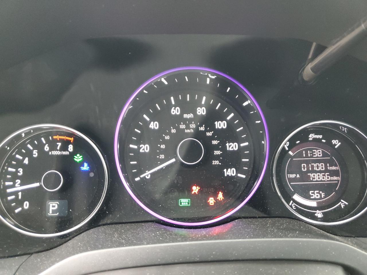 2022 HONDA HR-V SPORT VIN:3CZRU5H12NM727418