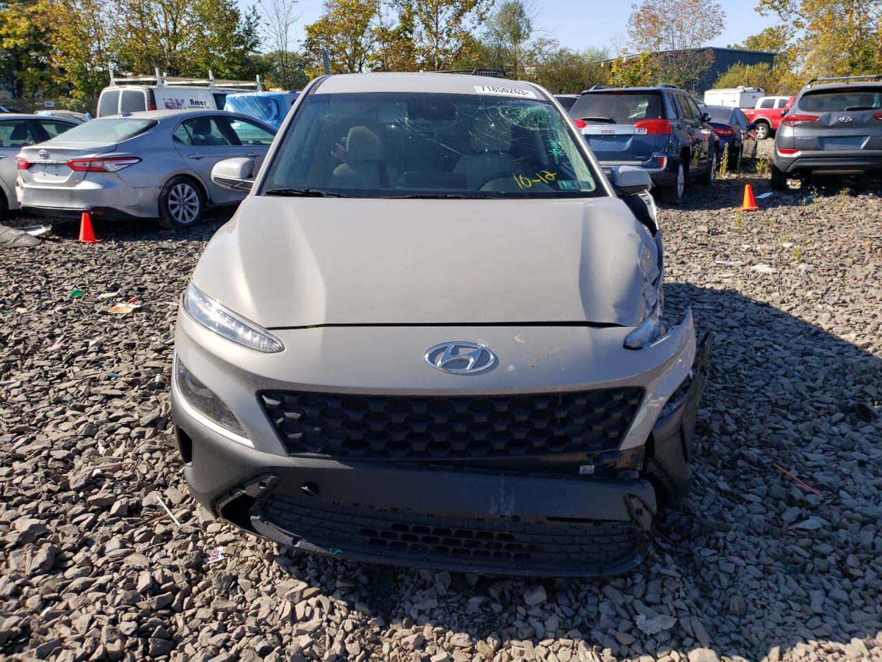 2022 HYUNDAI KONA SEL VIN:KM8K22AB1NU767821