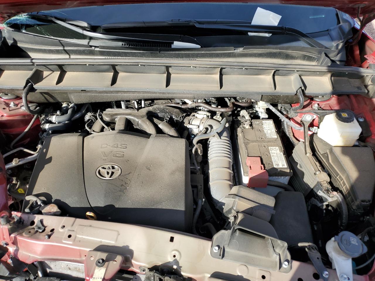 2022 TOYOTA HIGHLANDER XLE VIN:5TDHZRBH7NS577659