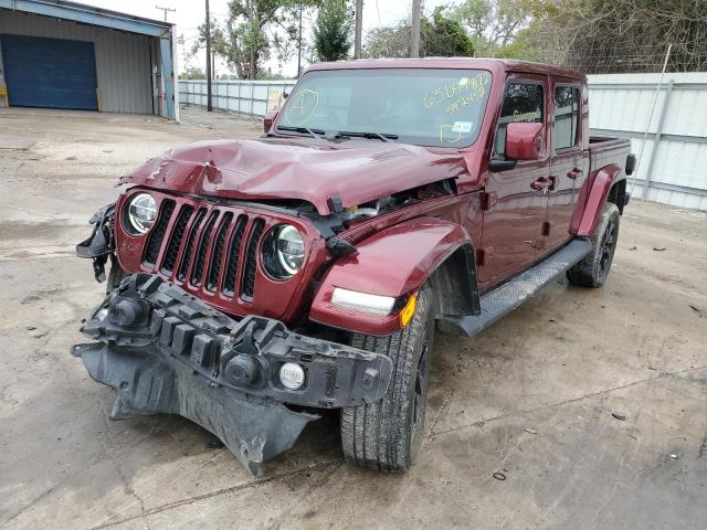 2021 JEEP GLADIATOR OVERLAND VIN: 1C6HJTFG9ML592452