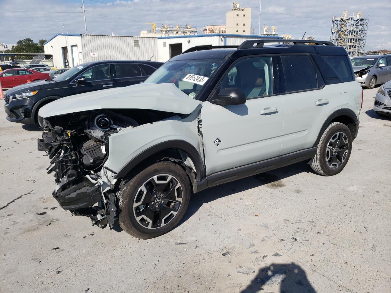 2022 FORD BRONCO SPORT OUTER BANKS VIN:3FMCR9C63NRD99190