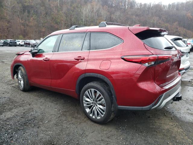 2021 TOYOTA HIGHLANDER PLATINUM VIN: 5TDFZRBH9MS065858