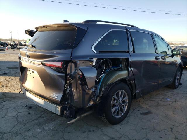 2021 TOYOTA SIENNA XLE VIN: 5TDYRKEC0MS011204