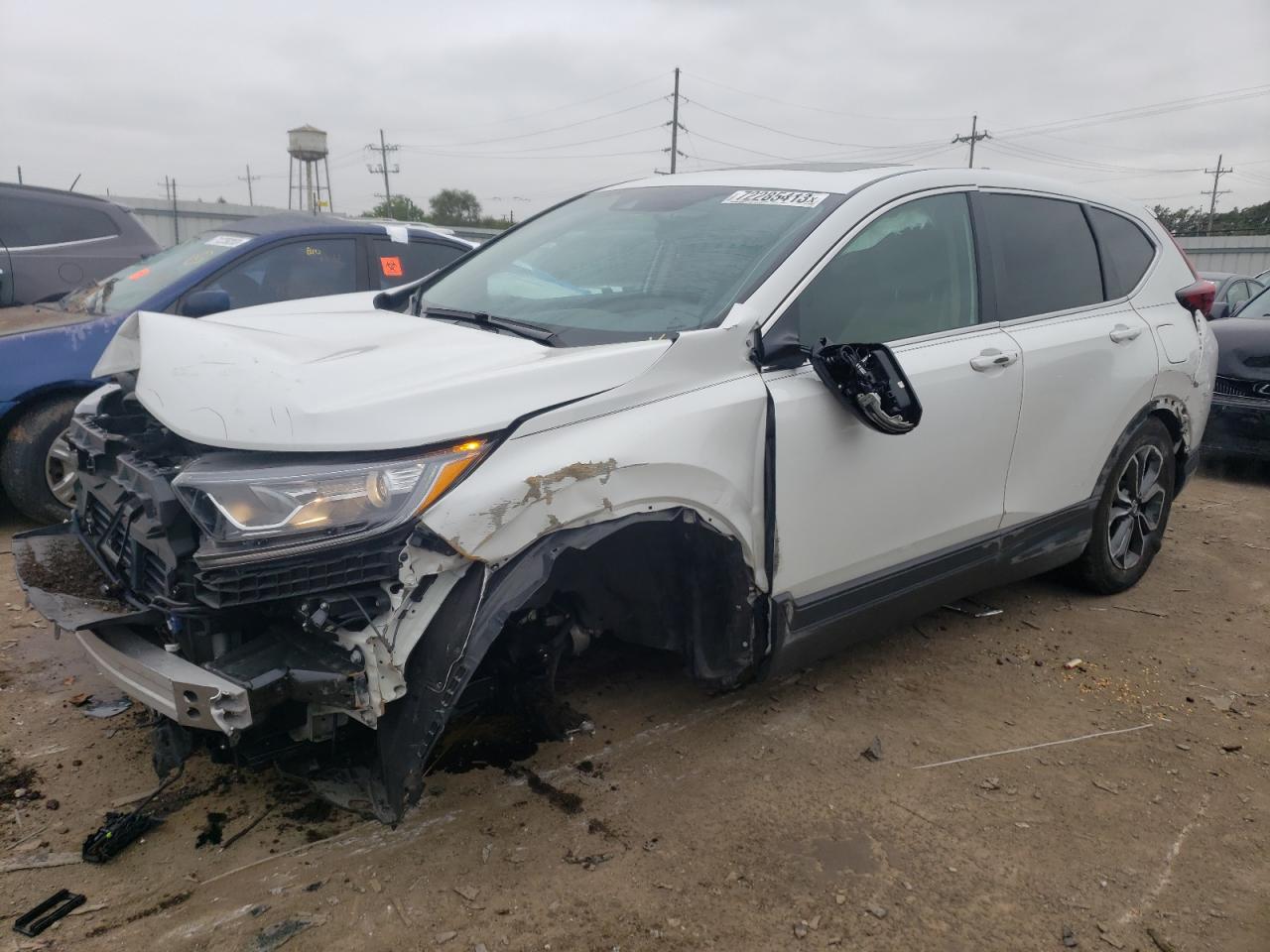 2022 HONDA CR-V EX VIN:2HKRW2H50NH657411