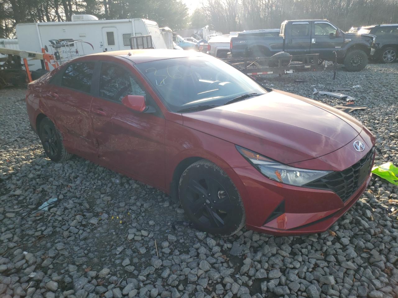 2023 HYUNDAI ELANTRA BLUE VIN:KMHLM4AJ3PU046744