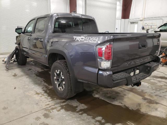 2021 TOYOTA TACOMA DOUBLE CAB VIN: 5TFCZ5ANXMX253222
