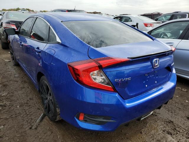 2021 HONDA CIVIC SPORT VIN: 19XFC2F89ME000571