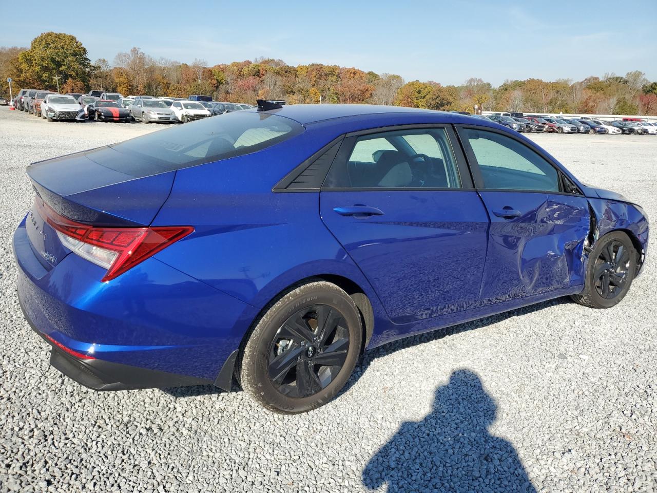 2023 HYUNDAI ELANTRA BLUE VIN:KMHLM4AJXPU082110