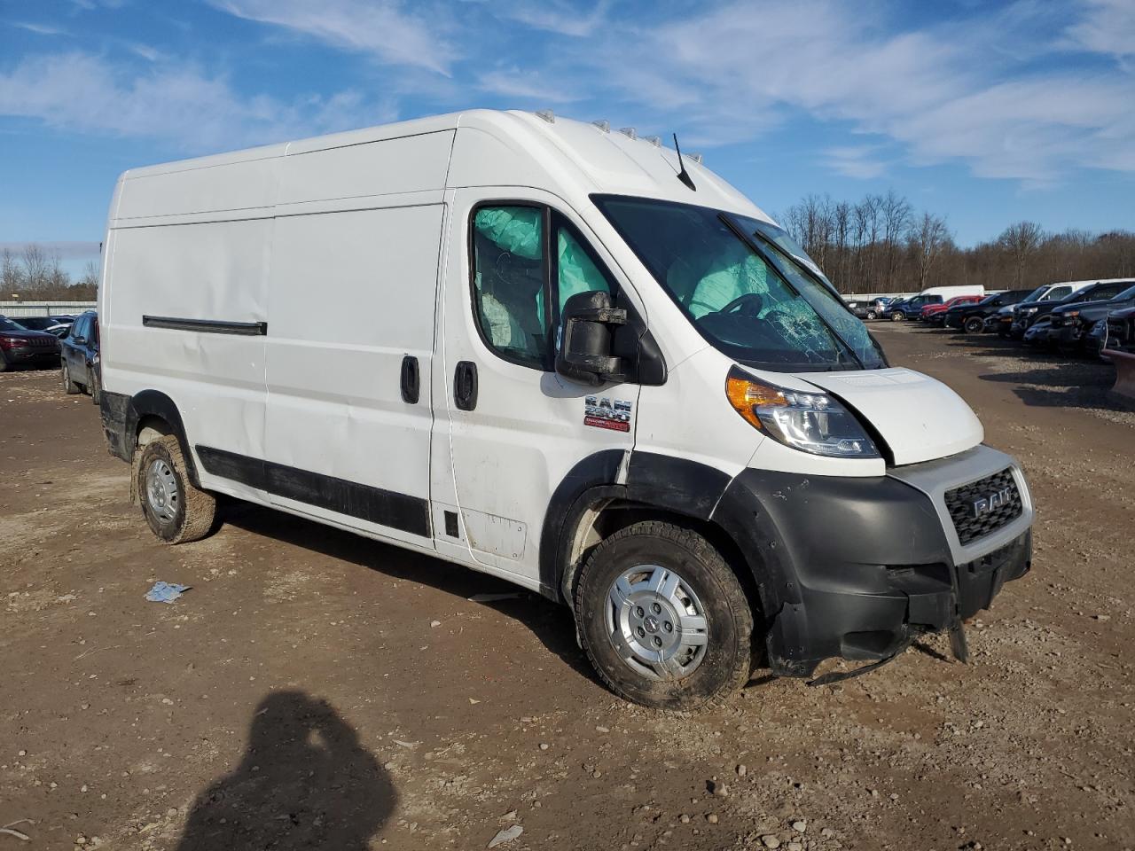 2022 RAM PROMASTER 2500 2500 HIGH VIN:3C6LRVDG7NE121752